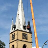 Náhled Rekonstrukce a nátěr střešního pláště na věži kostela v Ledči nad Sázavou