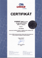 Absolvovali certifikační školení a úspěšně složili certifikační test společnosti URSA CZ